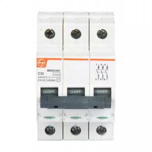EXORA MCB 32A TP 415V AC 10kA C Curve