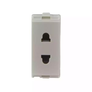 enGem  2-pin Euro Socket 6A 1M White