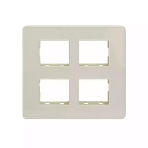 enGem  8 module grid frame + 8 Module Cover Square White