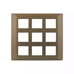 entice 18 module plate- Rustic Gold