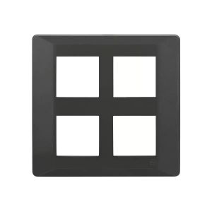 entice 8 M plate Square- Metallic Grey