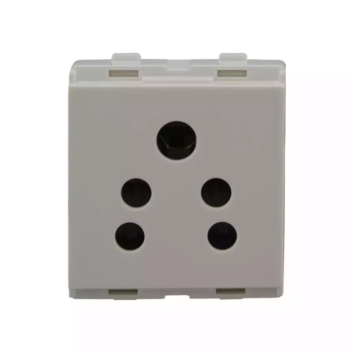 enGem 5 Pin Socket 6A White