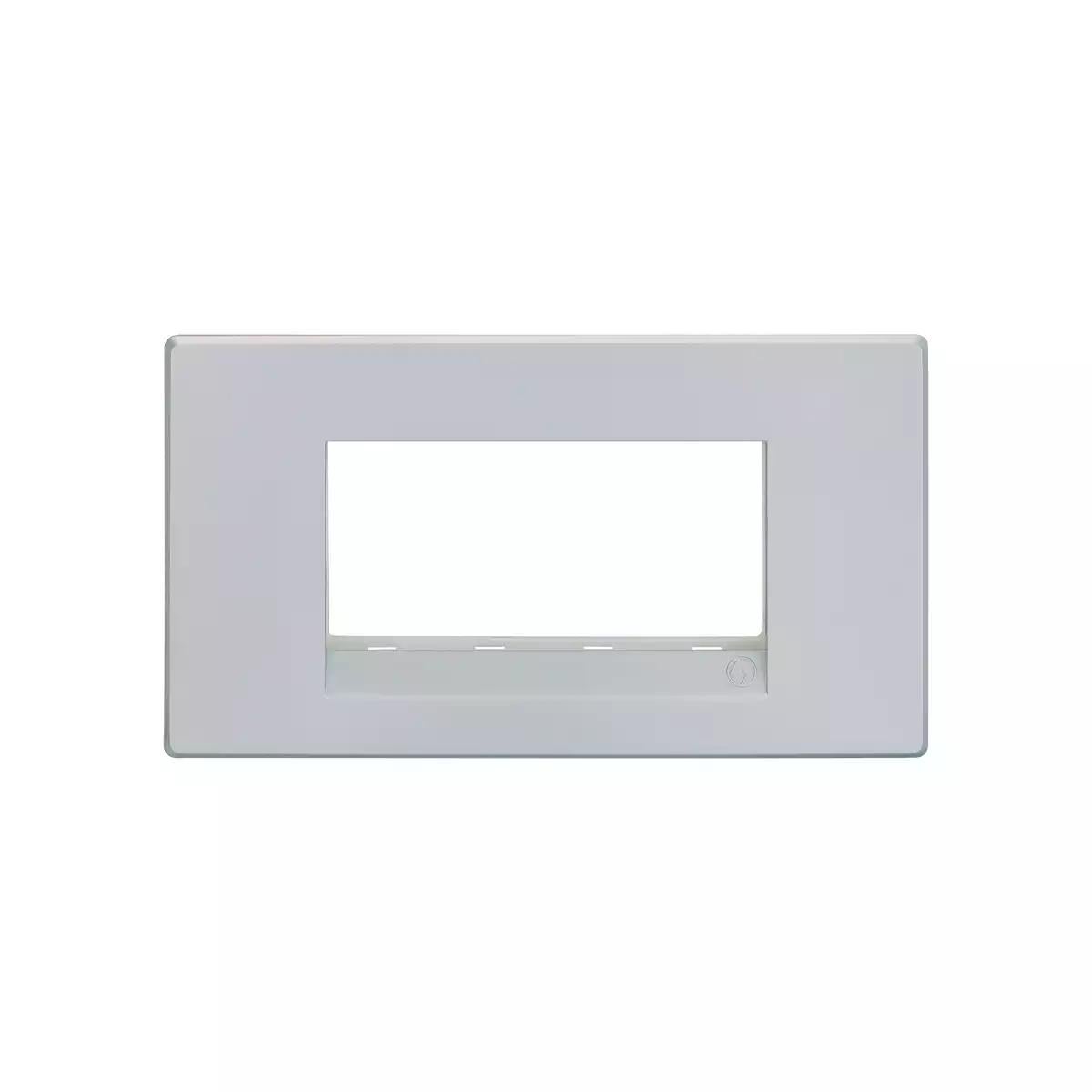 englaze 4 module plate M Silver