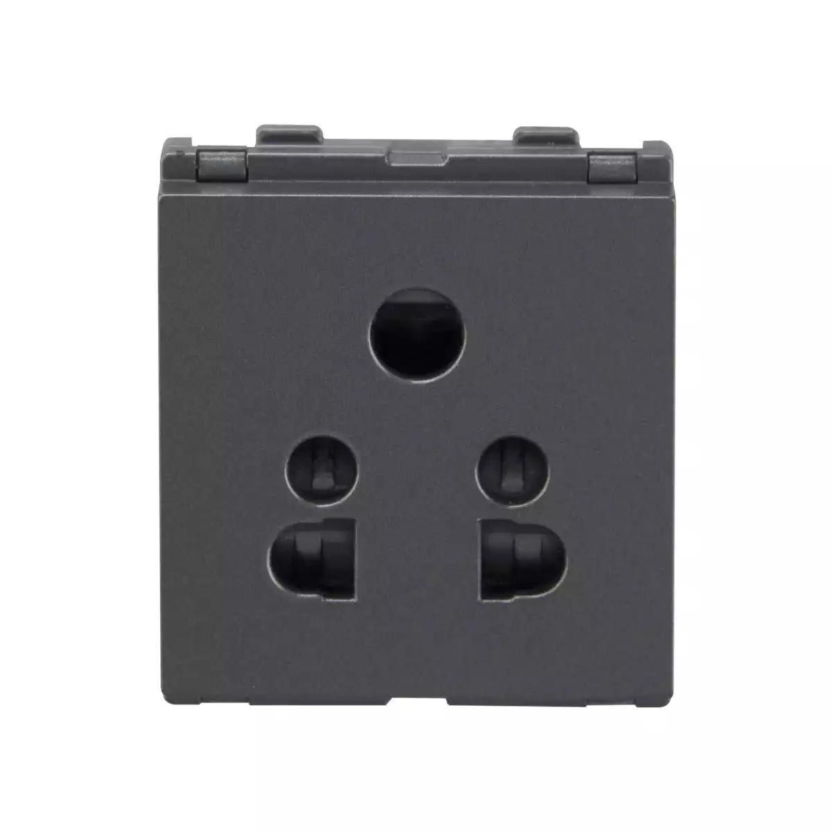 englaze 6A 5 Pin Socket 2M M Grey 2M