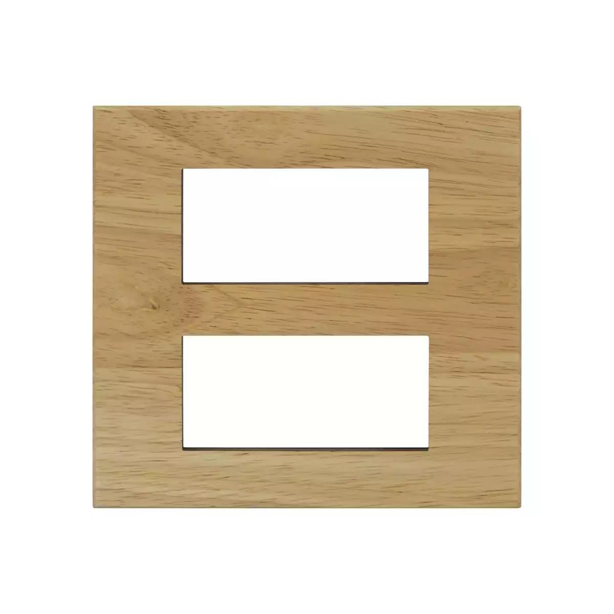 englaze 8 M Beige Wood plate Square