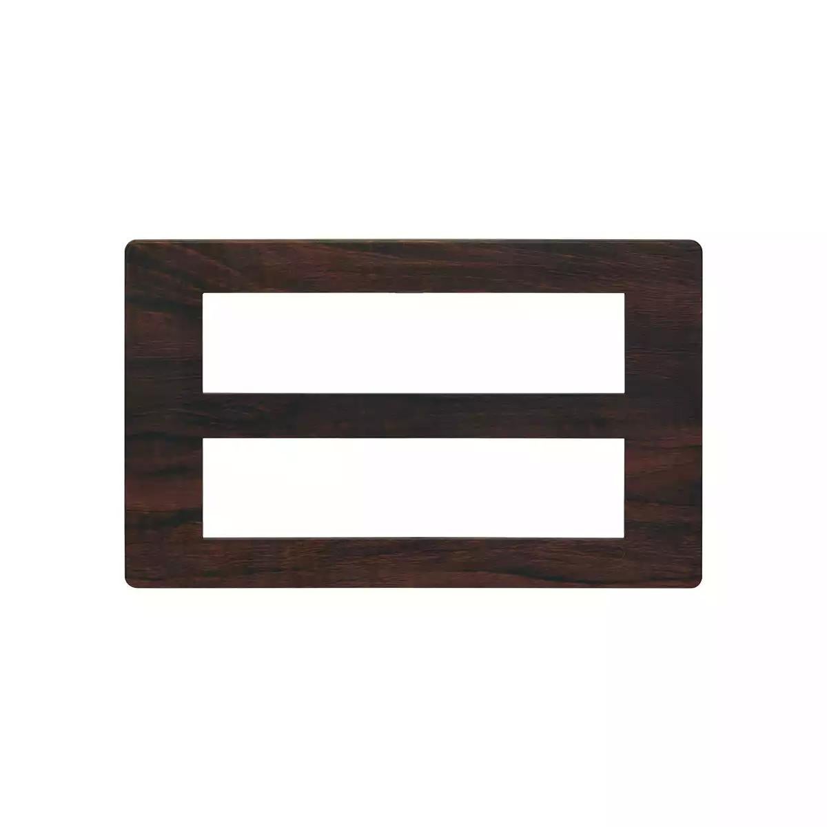 entice 16 module plate- Dark Chocolate Wood
