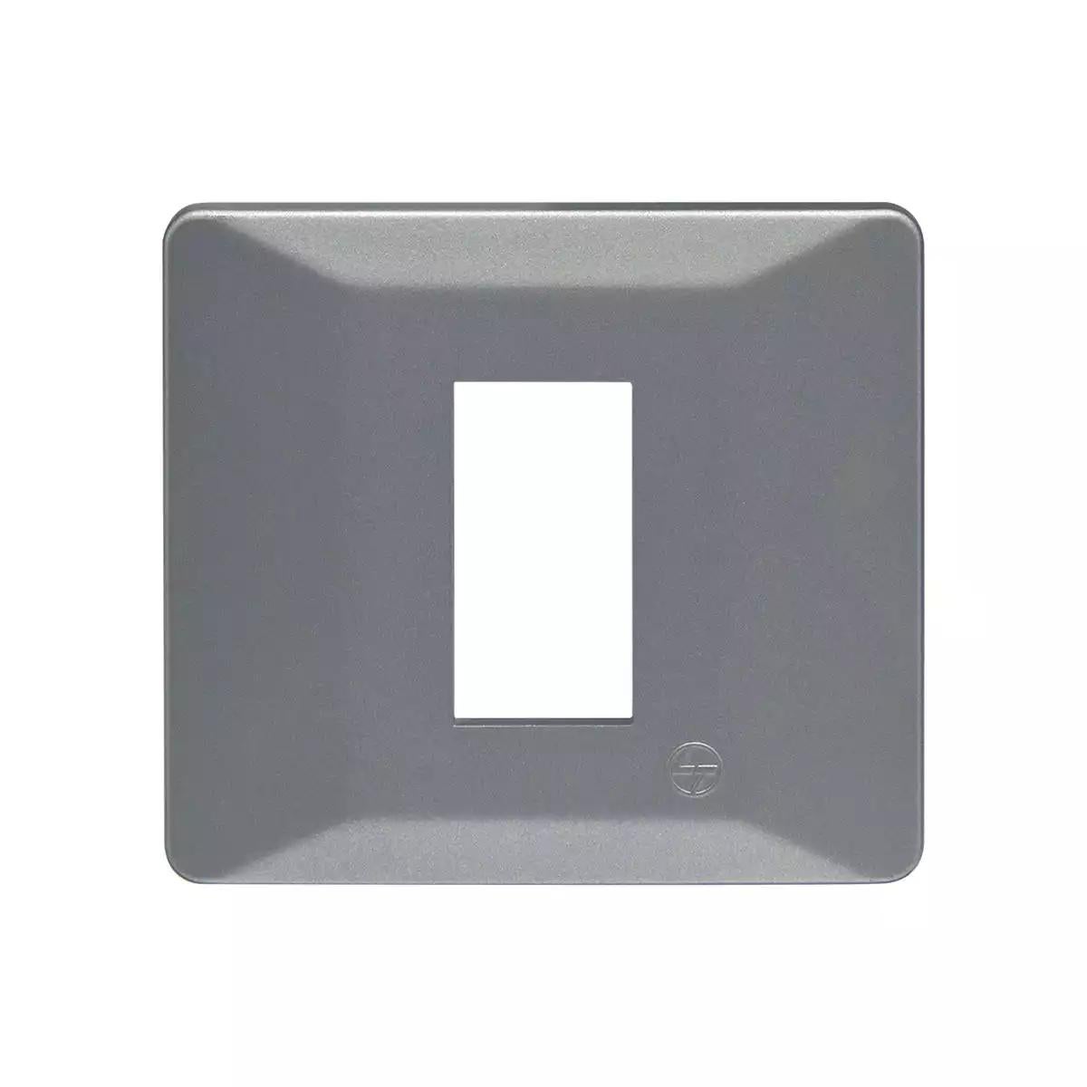 entice 1 module plate- Eco Grey