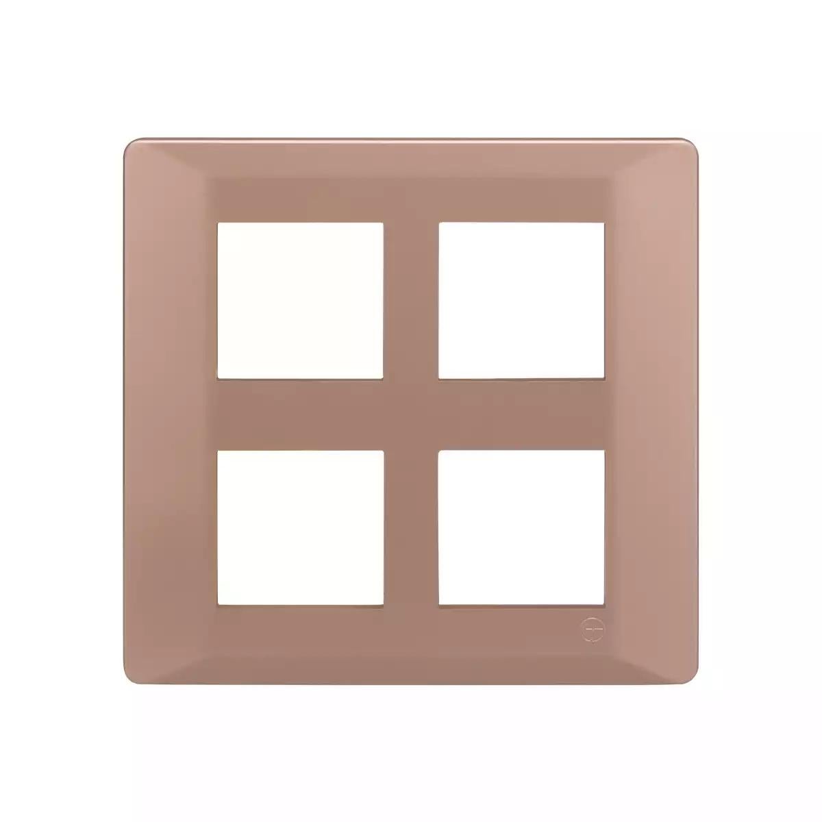 entice 8 M plate Square- Rose Gold