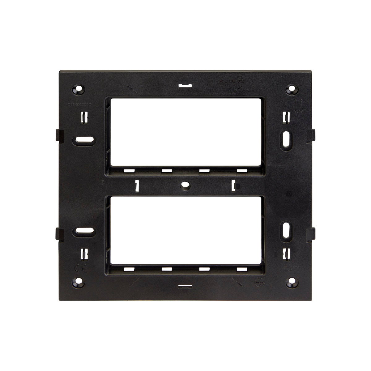 entice 8 module grid frame + 8 Module Cover Square White