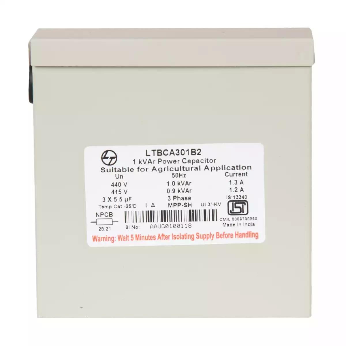 Power Factor Correction Capacitor-Agri Box Cap-30 kVAr,440V