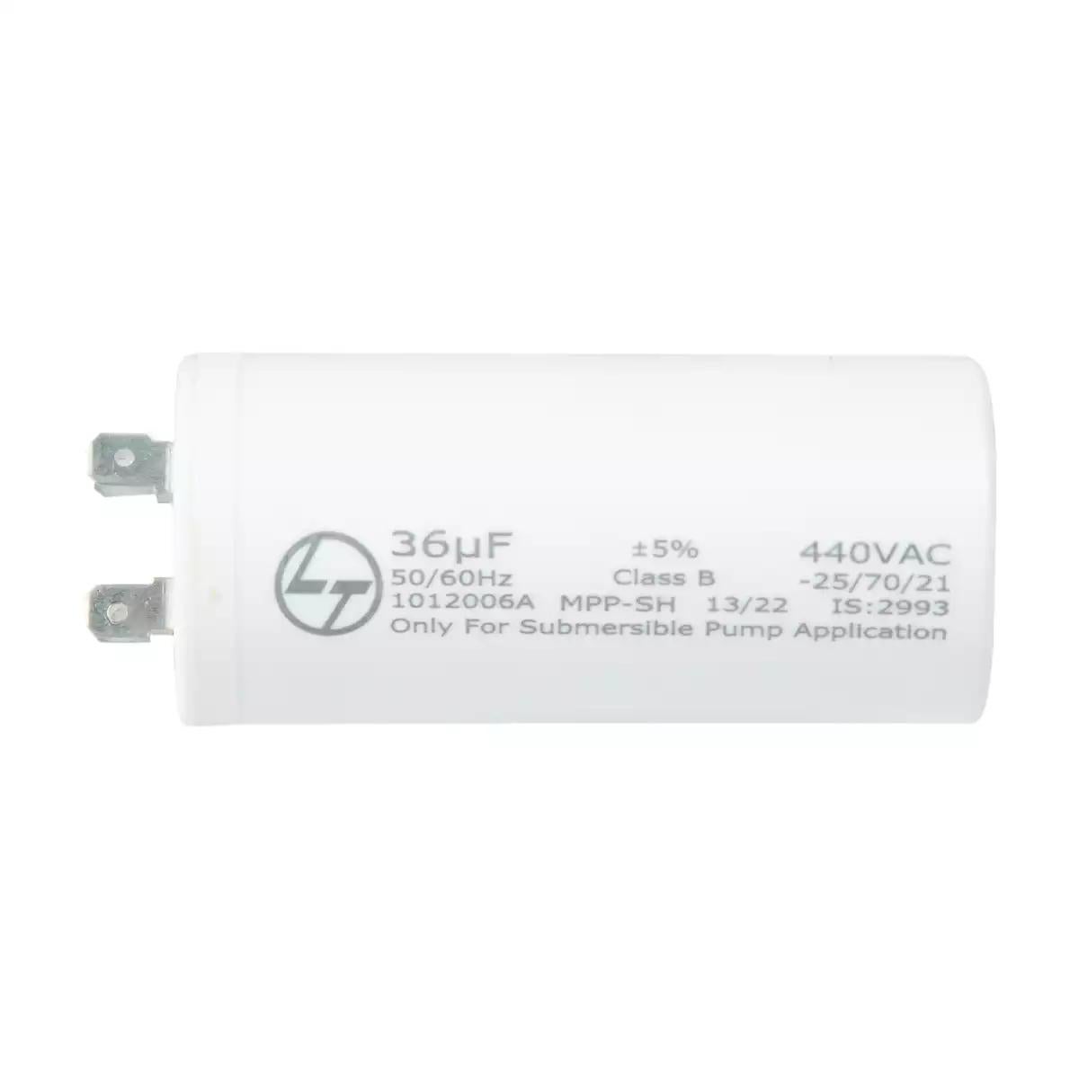 MFD Capacitor for 1ph application -MFD Capacitor for MR-G Controllers, Run Capacitor, 36 µF, 440V