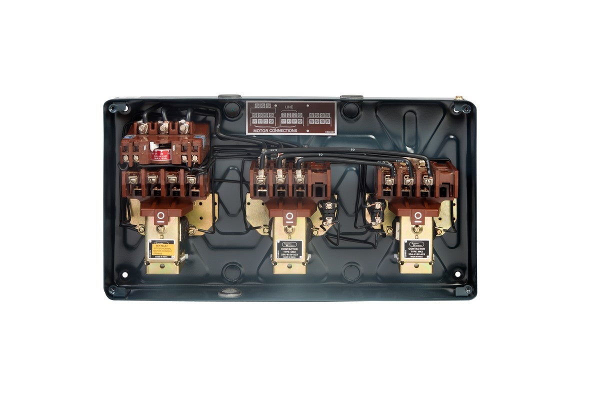 Three Phase Semi Automatic Star Delta Starter,MK2 SASD,15 HP (CS91582CODO)