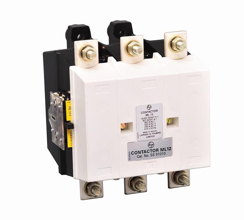 ML Contactor 300A 3P 415V AC In Built 2NO+2NC AC-3 380V AC Coil 50 Hz