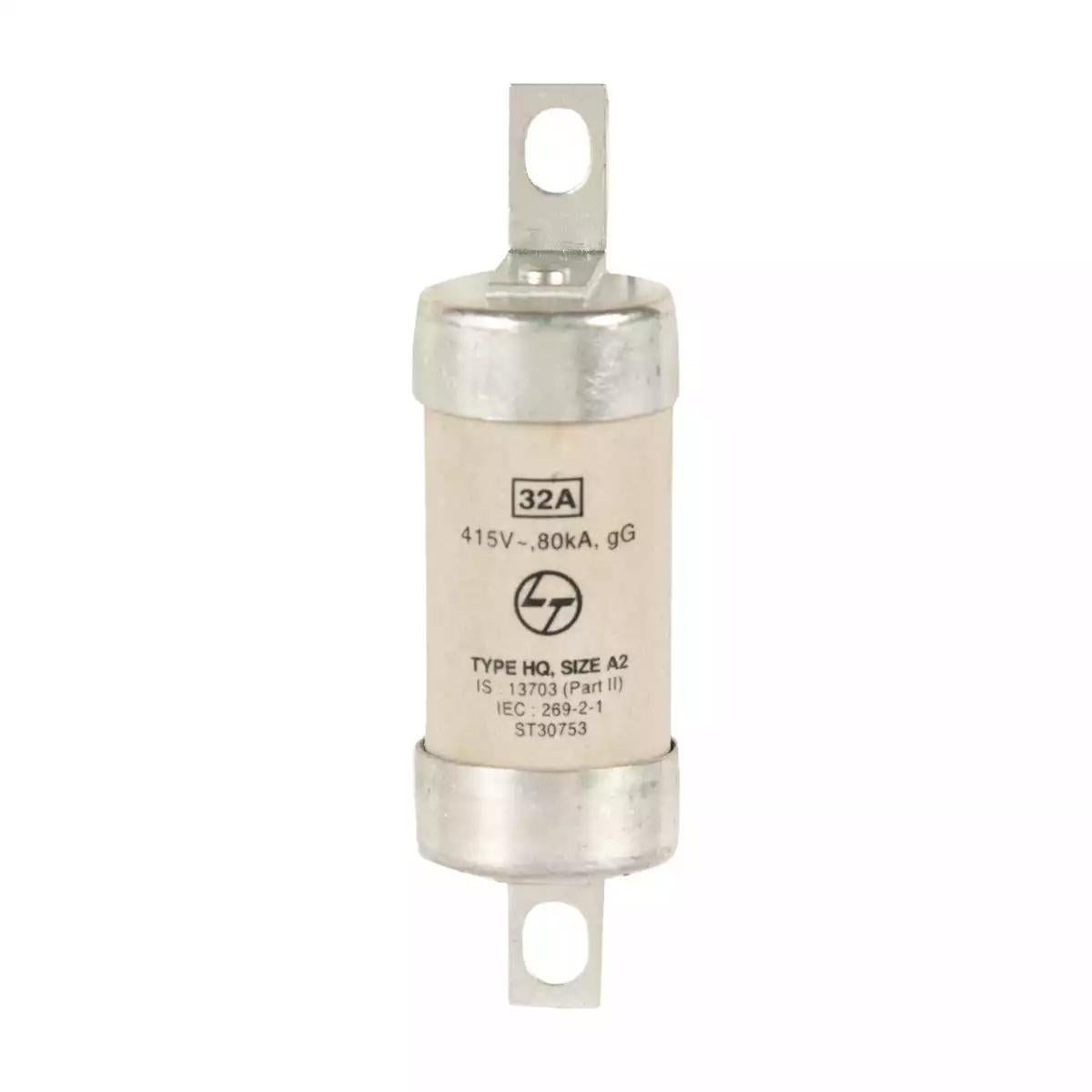 HQ Bolted HRC fuse 10A 415V AC Size A2