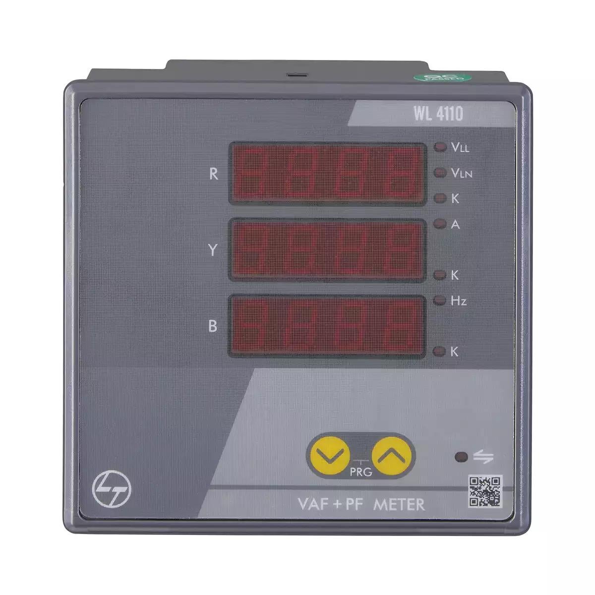 VAF + PF Digital Meter with RS485, Cl 1  