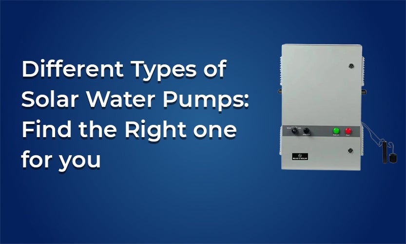 Different Types of Solar Water Pumps: Which One is Right for You?