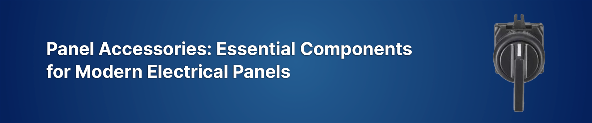 Panel Accessories: Essential Components for Modern Electrical Panels