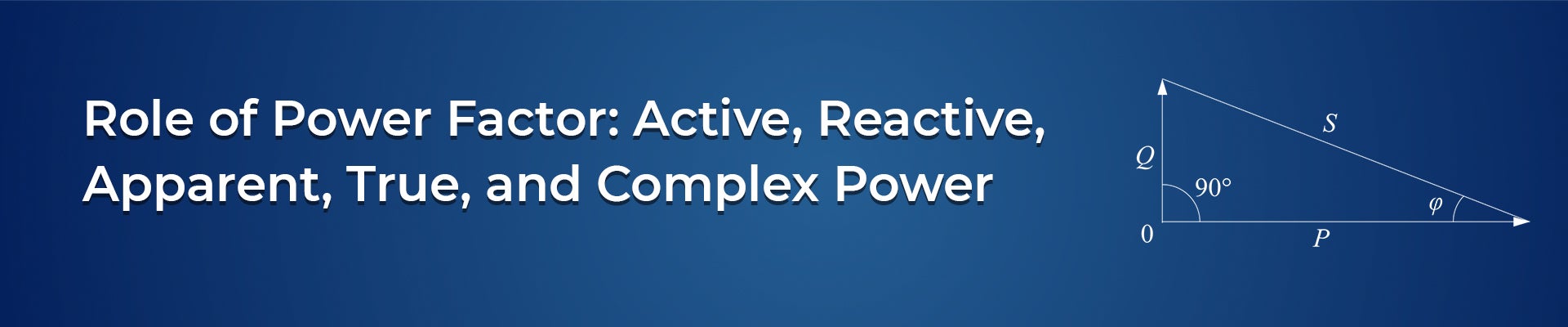 Role of Power Factor: Active, Reactive, Apparent, True, and Complex Power