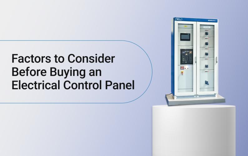  Factors to Consider Before Buying an Electrical Control Panel